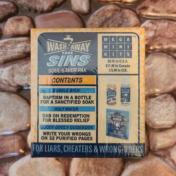 NIB Gag Gift - Wash Away Your Sins Soul-Saver Pak - Picture 4 of 9